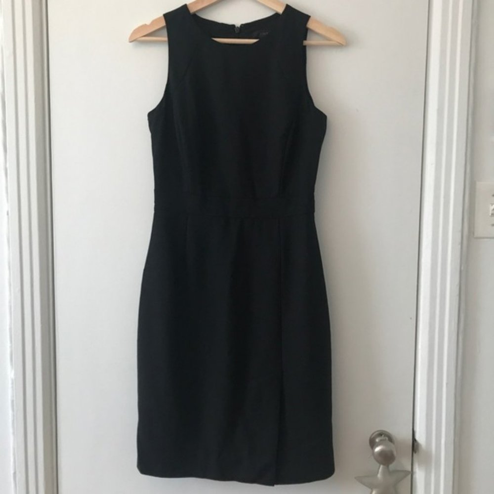 J. Crew Little Black Dress, Wool, Size 0